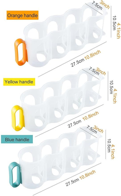 4 Pack Soda Can Organizer For Refrigerator, Pantry Plastic Organizer Rack，Stackable Canned Food Pop Cans Container Can Holder Dispenser