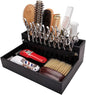 Barber Storage Box,Hairdressing Tool Holder, Multifunctional Detachable Large Storage Box, Shear Holder PU Leather Salon Scissors Holder, Hair Cutting Tools Storage Case for Barber Accessories(Small)