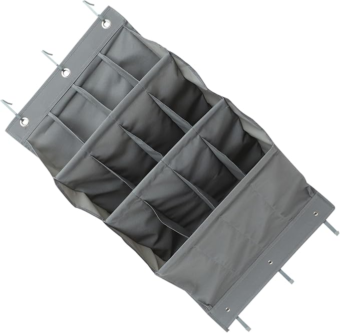 Cabilock Multi-layer Wall Storage Bag over The Door Organizer Shoe Organizer Oxford Easy Hanging Hooks