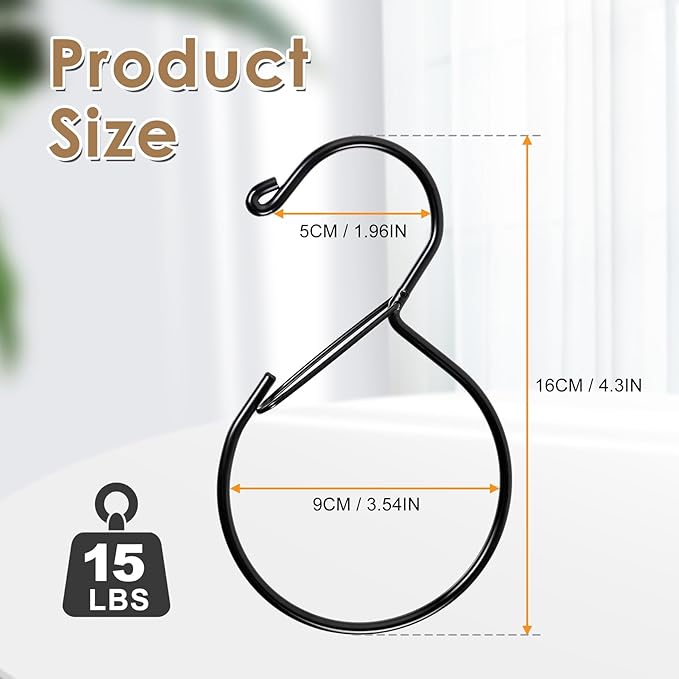 4Pcs Hat Hanger & Belt Hanger with Safety Clip for Closet, Black Baseball Caps Organizer for Closet, Hat Rack for Belt Ties Tank Tops