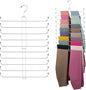 ZEDODIER Legging Organizer for Closet Hanging, Rotatable Yoga Pants Hanger for Women's XS-XL and Girls' Leggings, Holds Up to 20 Pairs Leggings, Space-Saving Closet Organizers and Storage, Silver