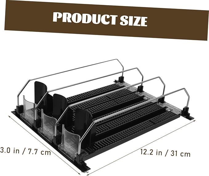 3pcs Beverage Propeller Pusher for Fridge Drink Organizer Can Dispenser
