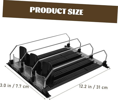 3pcs Beverage Propeller Pusher for Fridge Drink Organizer Can Dispenser