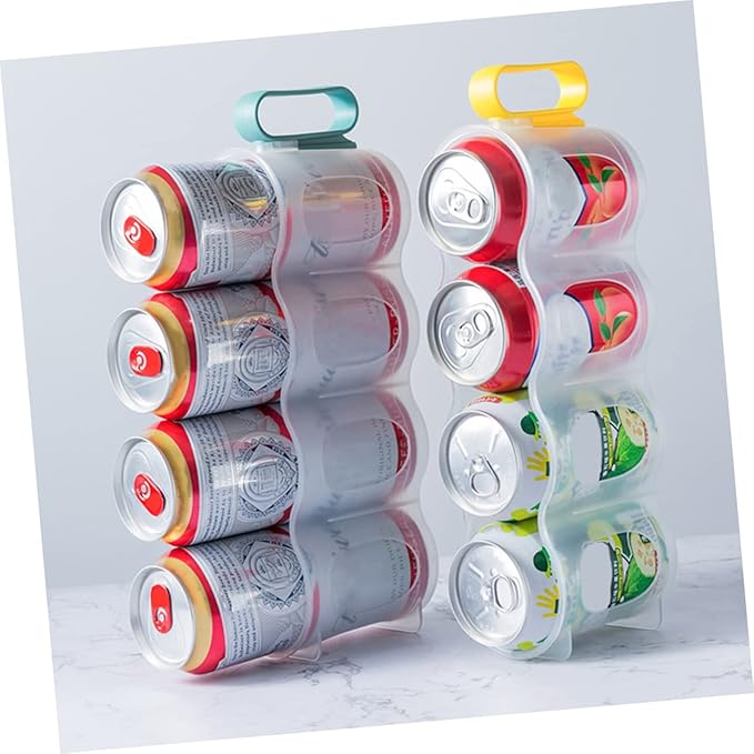 3pcs Dorm Fridge Soda Rack Can Dispenser for Pantry Versatile Fridge Beverage Holder Random Color