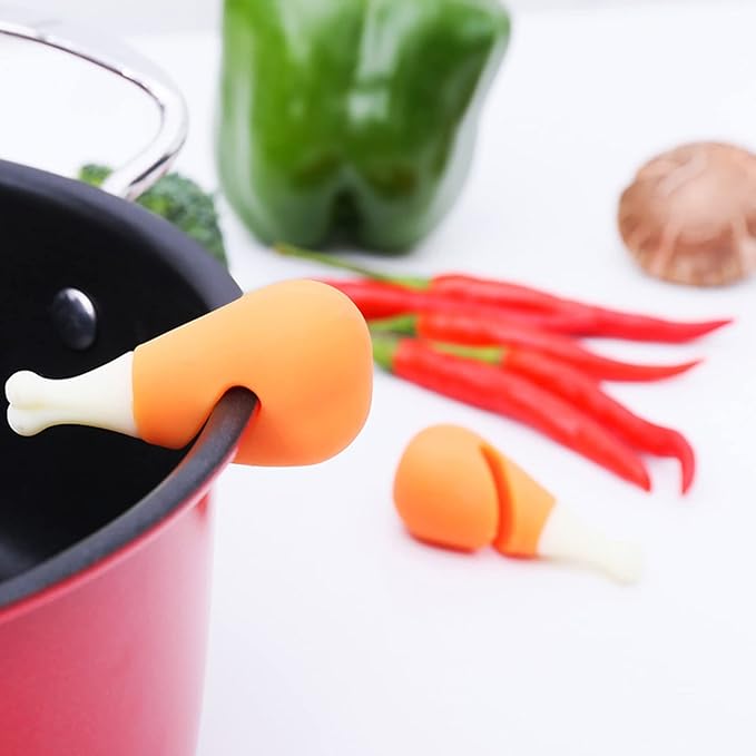 3 Pack Pot Lid Lifter Silicone Spill Proof Lid Lifter Splash-Proof Steam Release Pan pot lid lifter Kitchen Tool Decoration Pot Lid