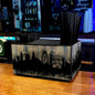 Bar Caddy - City Scene Design - 3 Compartment Caddy
