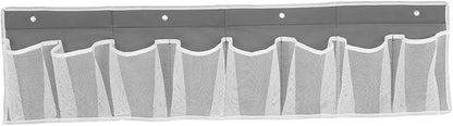 Amosfun 8-Pocket Bedside Shoe Organizer Wall-Mounted Mesh Storage Bag for and Home for Travel and Space-Saving Shoe Storage