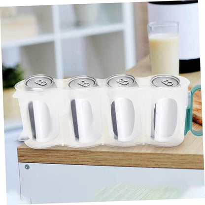 Soda Can Beverage Dispenser Organizer Storage Bin for Fridge Freezer and Pantry Versatile Can Holder for Beer Soda and Space-Saving Design