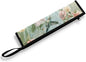 COEQINE Hummingbirds Travel Flatware Organizer Cutlery Pouch Metal Straws Case Green Floral Utensil Carrying Case for Knife Frok Spoon Organizer Holder