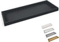 Spacewiser Countertop and Vanity Tray - 11.7" Silicone Bathroom Tray Countertop, Dish Soap Trays for Kitchen Counter, Organizer Accessories Caddy, Toilet Laundry Shower Oil Makeup Mat, Black
