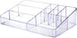 Clear Makeup Organizer, Makeup Brushes Storage Case, Cosmetic Display Case Tray, Tiered Skincare Organizer, Acrylic Lipstick Holder Countertop Desk Brush Organizer for Bedroom Vanity