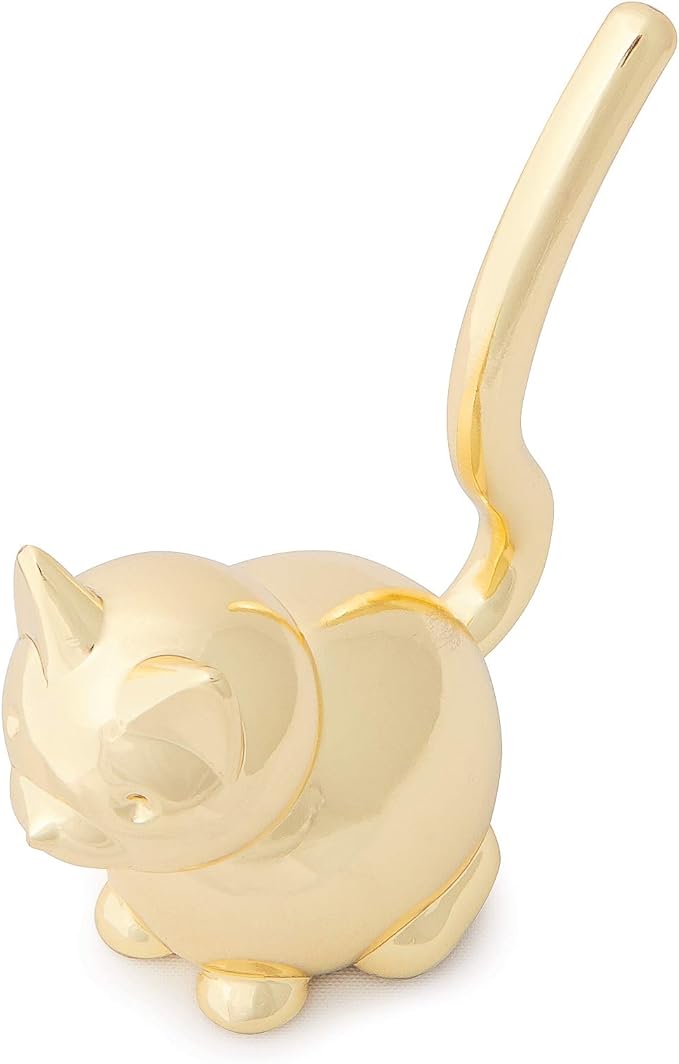 Umbra Zoola Cat Ring Holder, Brass