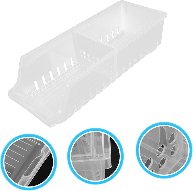 Stackable Soda Can Organizer Fridge Beverage Dispenser Bin Refrigerator Drink Rack Canned Food Storage Container