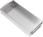 Hemoton Stainless Steel Utensil Holder Large Capacity Chopsticks Storage Case Kitchen Cutlery Organizer Drainage Box for Countertop 11.93X5.39X1.97 Inches