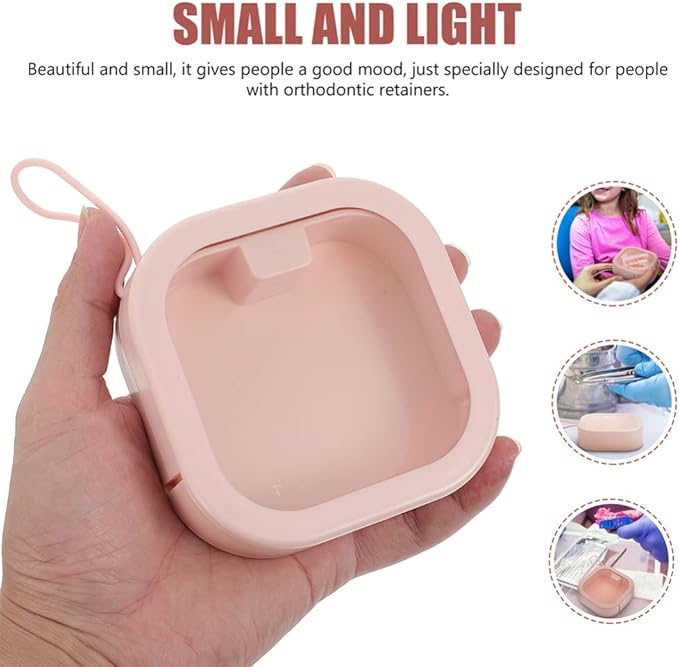 iplusmile 2Pcs Jewelry Organizer Storage Box, Hair Tie Hair Ropes Earrings Ornaments Holder Organizer for Women, Small Case for Storage Cotton Ball, Floss, Hairpin, Rubber Band