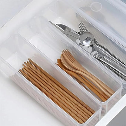 Noodle Storage Box, Plastic Pasta Storage Container Kitchen Spaghetti Food Storage Box with Lid Fridge Airtight Organizer for Noodles, Eggs, Fruits Snacks (Transparent,11.4x2.55x3.14in)