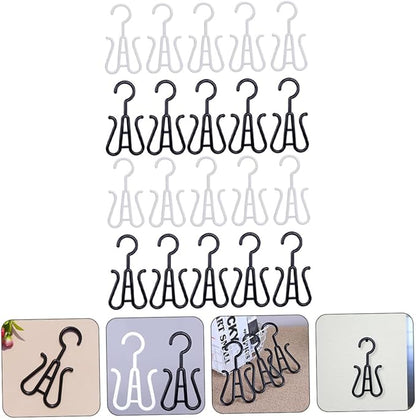 GLEAVI 20pcs Door Shoe Organizer Shoe Hanging Hooks Closet Storage Drying Rack Entryway Storage