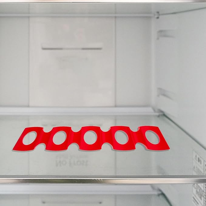 Mobestech 2pcs Can Beverage Storage Soda Can Organizer for Refrigerator Can Beverage Beer Rack Silicone Can Mat Beer Can Holder Drink Organizer Mat Drink Dispenser Tableware Desktop