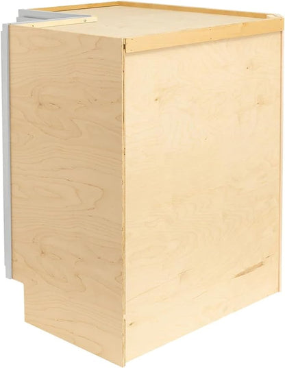 Quicklock RTA (Ready-to-Assemble) | Base Kitchen Cabinets - Shaker Style | Made in America (Pure White, 36" W x 34.5" Hx24 D Easy Reach Base)