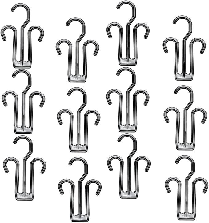 OUNONA 20pcs Multifunctional Cotton Slipper Drying Rack Space-Saving Hanger for Shoes Organizer Lightweight and Sturdy Easy to Install and Use for Home and Retail Display