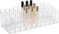 ELLDOO Rollerball Perfume Organizer, 44 Spaces Clear Acrylic Perfume Storage Holder Beauty Scent Holder, Essential Oil Storage Holder Organizer, Makeup Lipgloss Lipstick Display Case