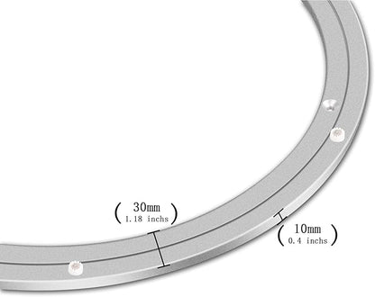 18 Inchs Lazy Susan Hardware Metal Rotating Turntable Bearings Swivel Plate Hardware for Dining-Table and Workbench …