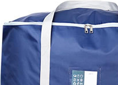 Oversize Moving Bag Waterproof Oversized Moving Bag with Zipper Design Storage Bag for Home Moving (Dark Blue)