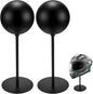 motofans® Helmet Stand Metal, Rotation Metal Stand Desktop Hanger Rack Helmet Stand Display for Motocycle Helmet, Caps,Hat, and Rugby Helmet