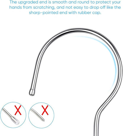 Fayleeko Wire Coat Hangers 40 Pack Strong Heavy Duty Stainless Steel Metal Ultra Thin Space Saving Clothes Hangers 16.5 Inch