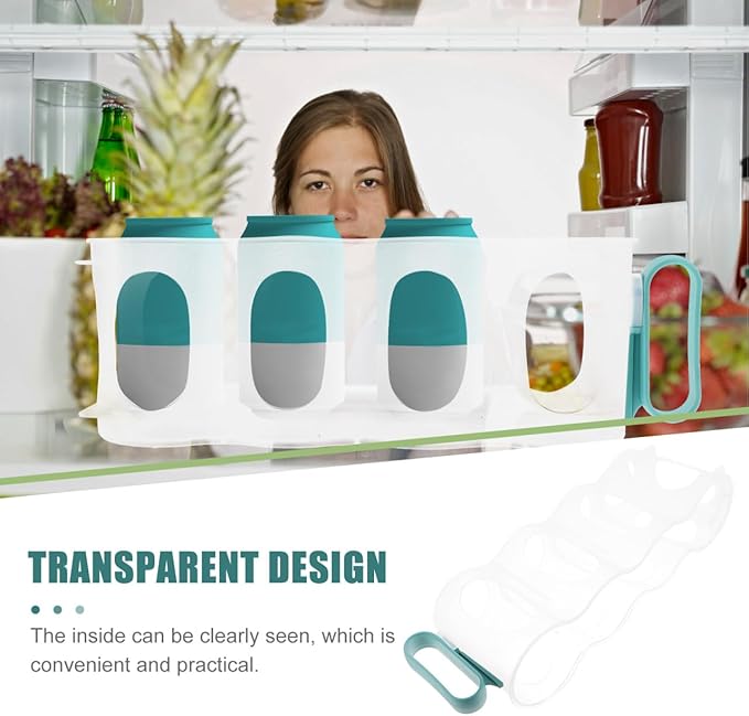 Alipis Soda Can Organizer for Refrigerator - Stackable Fridge Dispenser & Pantry Canned Food Organizer, Efficient Beverage Storage Bin for Kitchen, Soda, Beer Can Holder