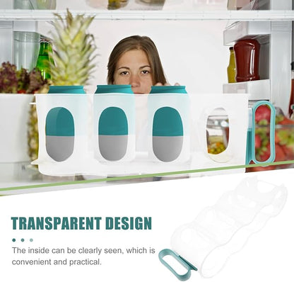Alipis Soda Can Organizer for Refrigerator - Stackable Fridge Dispenser & Pantry Canned Food Organizer, Efficient Beverage Storage Bin for Kitchen, Soda, Beer Can Holder