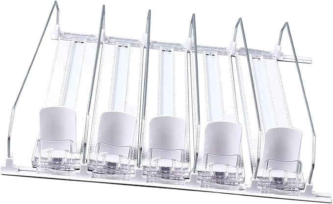 Adjustable Fridge Drink Dispenser Refrigerator Self Pushing Soda Can Organizer for Can (5PCS)
