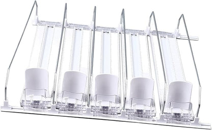 Adjustable Fridge Drink Dispenser Refrigerator Self Pushing Soda Can Organizer for Can (5PCS)
