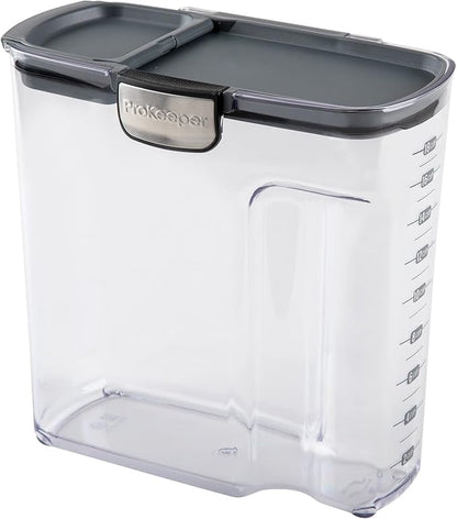 ProKeeper+ by Progressive International Clear Plastic Airtight Food Baker's Kitchen Storage Organization Container Canister Set with Magnetic Accessories (Cereal 4.5-Quart)