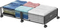 Under Bed Storage on Wheels, Upgraded 31.5 inch Large Rolling Under Bed Storage, Metal Foldable Underbed Drawers Organizer Tool-free Assembly Underbed Shoes Clothes Organize