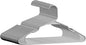 Plastic Hangers - 20 Pack, Durable Space Saving Hangers for Everyday Use and Dorm Room Essentials - Grey