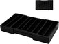 MinBoo Bamboo Drawer Organizer - Expandable K Cup & Pods Holder, Coffee Pod Storage, Tea Organizer, Versatile Kitchen Accessory Organization and Storage，Black