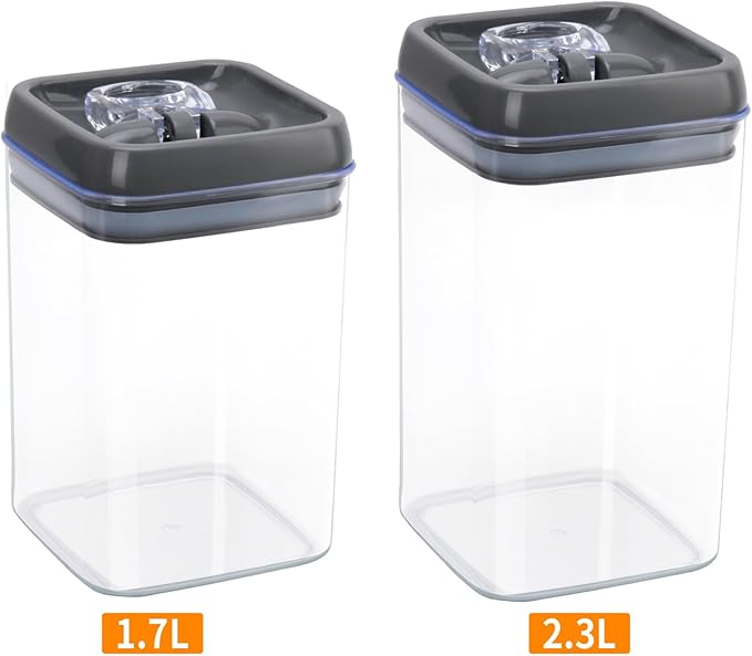 Dishwasher Pod Holder with Lid Laundry Pods Organizer 1.7L Large Capacity Airtight Food Storage Container, Clear Plastic Pantry Organization