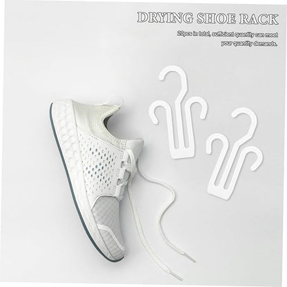 20pcs Stable Safe Shoe Hanger Multifunctional Rack for Slippers Shoes Hanging Storage Organizer