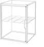 X-Large Clear Display Case for Collectibles, Acrylic Box, Storage Bins with Magnetic Lid and Stackable Design, 3 Adjustable Layers, Display Box for Figure, Lego, Shoes, Purses, Cosmetics