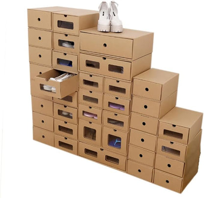 Alipis 6pcs Style Storage Container for Home Khaki Women's Shoes Organizer for Sneakers Boots and Accessories