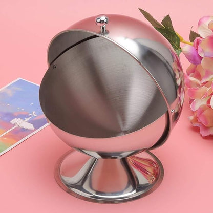 Fdit Stainless Steel Condiment Seasoning Jar Box with Swivel Cover Salt Sugar Container for Kitchen Cooking Tools