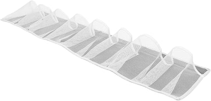 Bedside Hanging Shoe Organizer Non Woven Fabric Mesh Storage Bag with Compartments for Rv and Camper Space Saving Closet Organizer for Shoes and Accessories