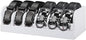 UNICRAFTALE 35cm White Wood Belts Organizer Box Belt Organizer Tie and Belt Storage Holders 6-Compartment Belts Organizer and Displayer for Closet and Drawer Organizer Men Women