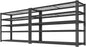 Storage Shelves Heavy Duty, 2 PCS 48" L x 18" W x 72" H Garage Wire Shelving Unit Loads 2800LBS, 5-tier Adjustable Metal Industrial Utility Shelf Rack for Kitchen, Laundry Room, Warehouse, Basement