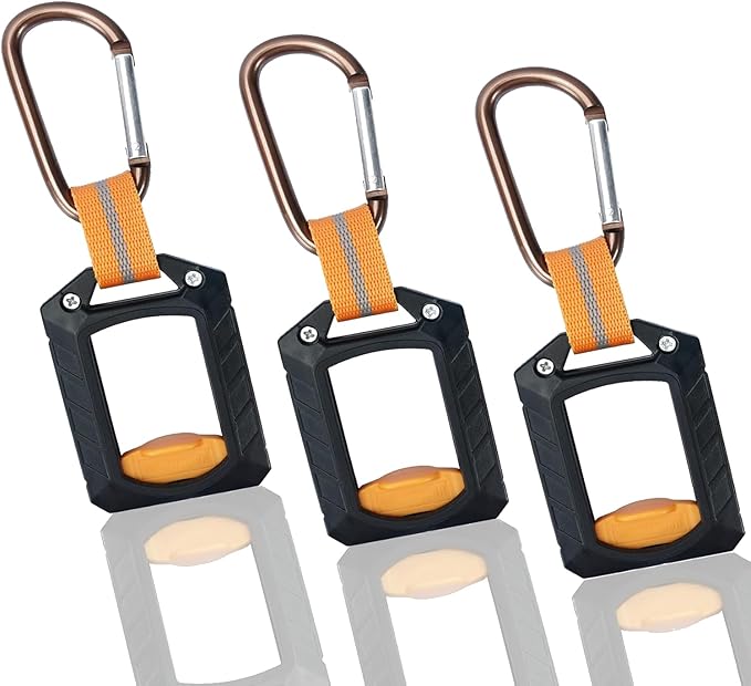 Melotough Zip Tie Holder, Reusable Zip Tie Organizer Band, Cable Tie Holder, Cable Tie Bracket for Multi-Purpose Indoor and Outdoor Use, Black, 3Pcs, ABS Plastic