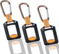 Melotough Zip Tie Holder, Reusable Zip Tie Organizer Band, Cable Tie Holder, Cable Tie Bracket for Multi-Purpose Indoor and Outdoor Use, Black, 3Pcs, ABS Plastic