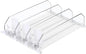 uxcell 3pcs Soda Can Organizer for Refrigerator, Self-Pushing Drink Organizer for Fridge, Width Adjustable Drink Dispenser Beverage Pusher For Pantry Vending Machine, White