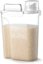 FrutPunch Rice Container,Rice Storage Container,5L,5.2Qt Tcereal Storage Container,Suitable for Home Kitchen Rice, Soybean Food Storage,Pet Food Storage Containers (5, Liters)