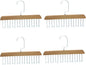 Space Saving Clothes Hanger, 4 Pack 8 Hooks Clothes Hanger Organizer for Home and Travel (4)